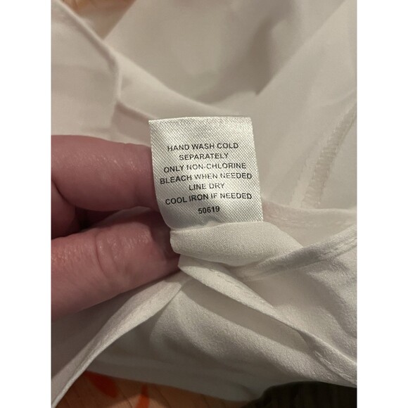 Sugarlips Kailua Floral Tailwind Half Button Front Blouse – Size Large - Picture 7 of 9